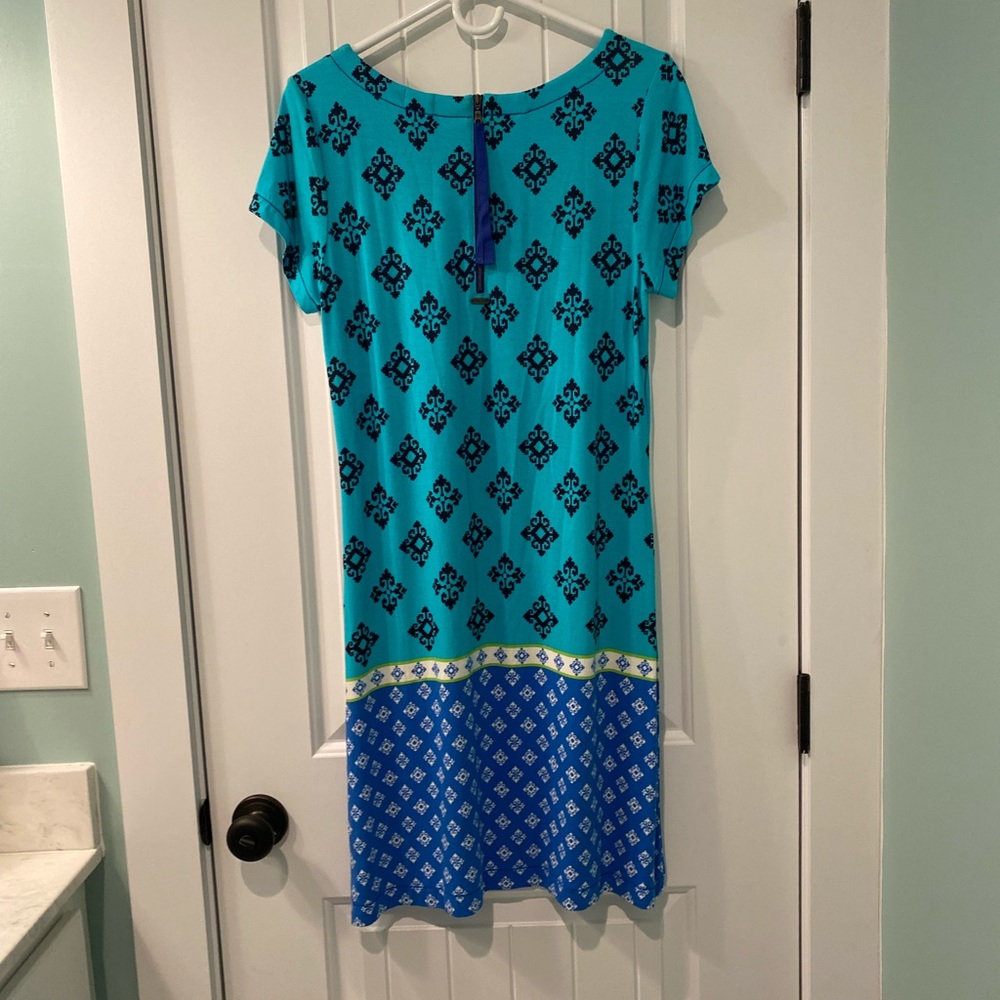 Hatley Jersey Dress Size Medium in Blue Tones - Picture 3 of 5